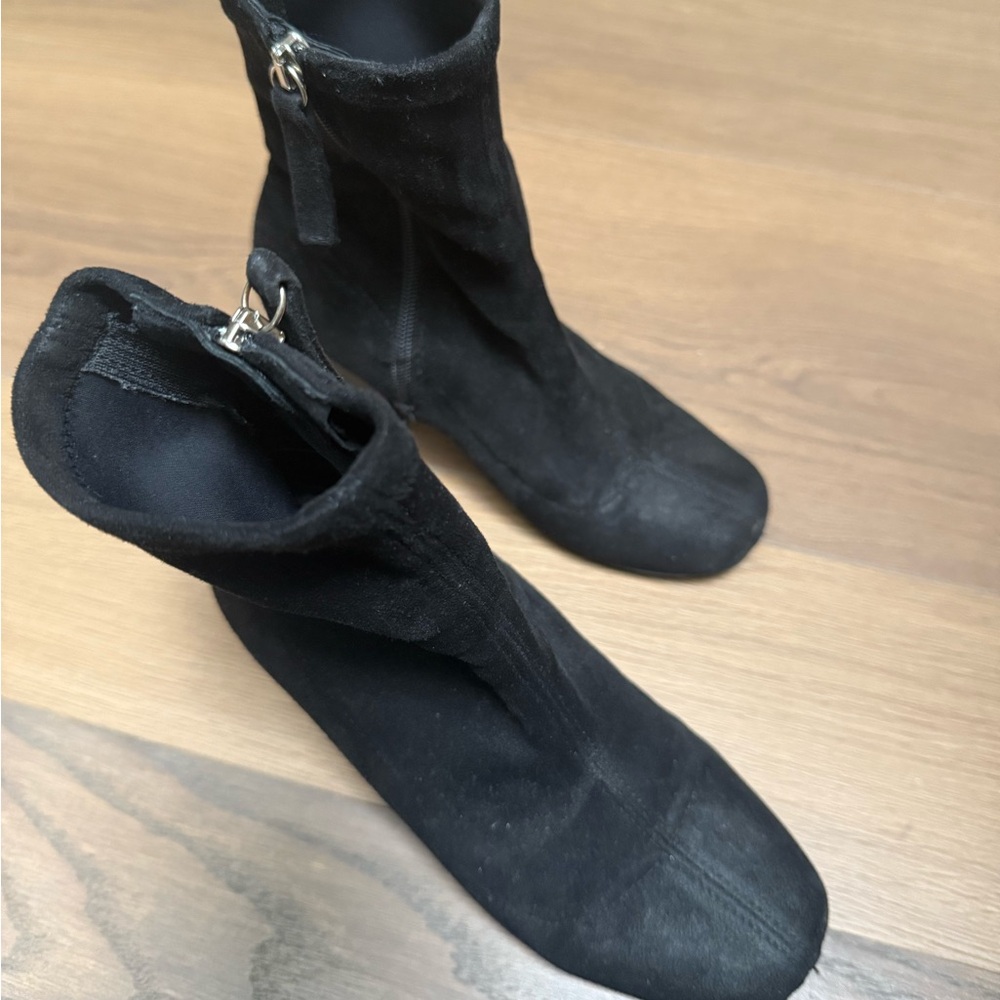 L'INTERVALLE Black Suede Boots - Picture 3 of 4